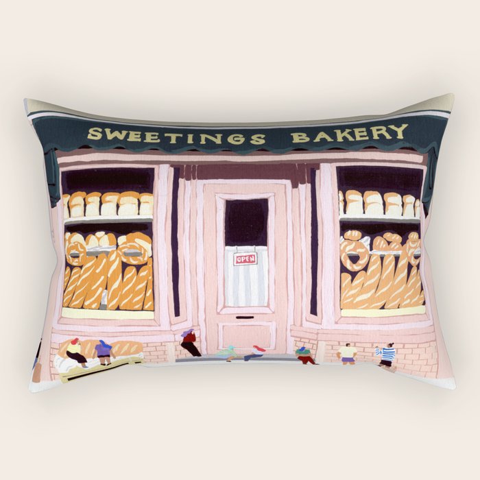 Sweetings Bakery Rectangular Pillow Gallery Image 1