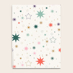 Whimsical Celestial Stars Seamless Pattern Notebook Gallery Image 4