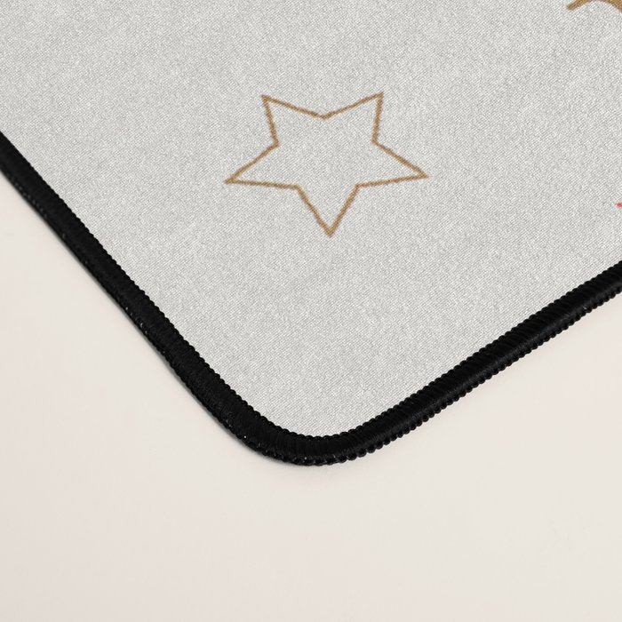 Whimsical Celestial Stars Seamless Pattern Desk Mat Gallery Image 4