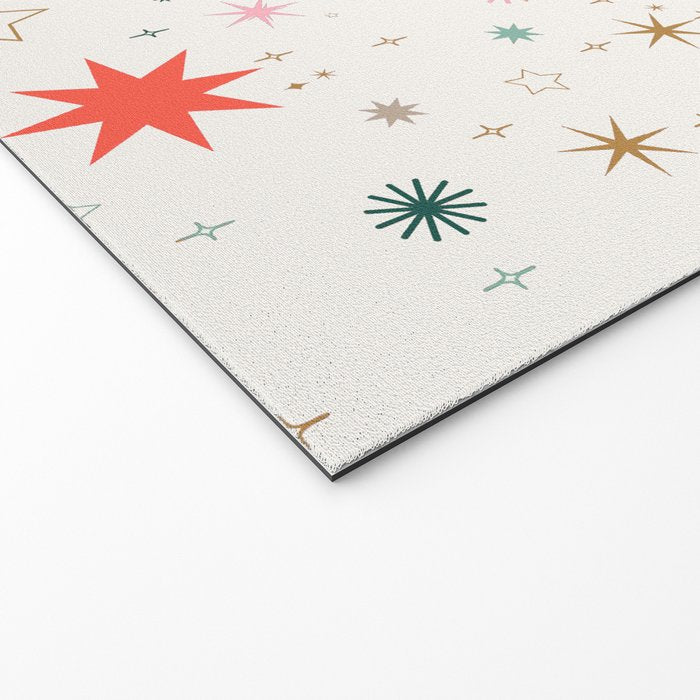 Whimsical Celestial Stars Seamless Pattern Welcome Mat Gallery Image 2