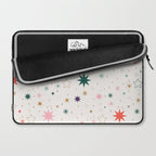 Whimsical Celestial Stars Seamless Pattern Laptop Sleeve Gallery Image 2