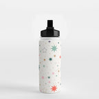 Whimsical Celestial Stars Seamless Pattern Water Bottle Gallery Image 2
