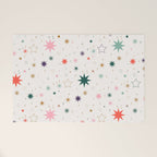 Whimsical Celestial Stars Seamless Pattern Welcome Mat Gallery Image 1