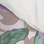 Lovely lilac exotic flowers L Comforter Gallery Image 4