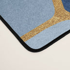 Deco Blue Marble Tile Pattern Desk Mat Gallery Image 4