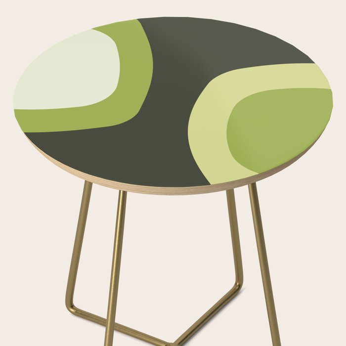 Scandinavian Minimalist Art Chartreuse Side Table Gallery Image 2