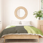 Scandinavian Minimalist Art Chartreuse Duvet Cover Gallery Image 3