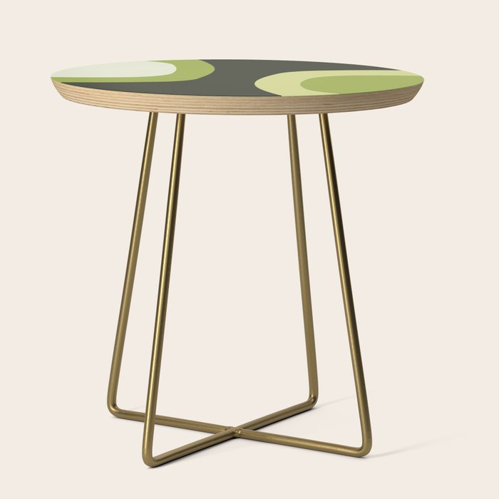 Scandinavian Minimalist Art Chartreuse Side Table Gallery Image 1