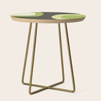Scandinavian Minimalist Art Chartreuse Side Table Gallery Image 1