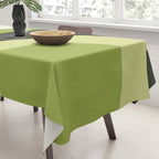Scandinavian Minimalist Art Chartreuse Tablecloth Gallery Image 3