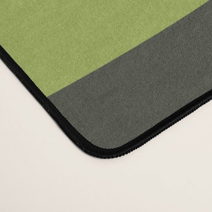 Scandinavian Minimalist Art Chartreuse Desk Mat Gallery Image 4