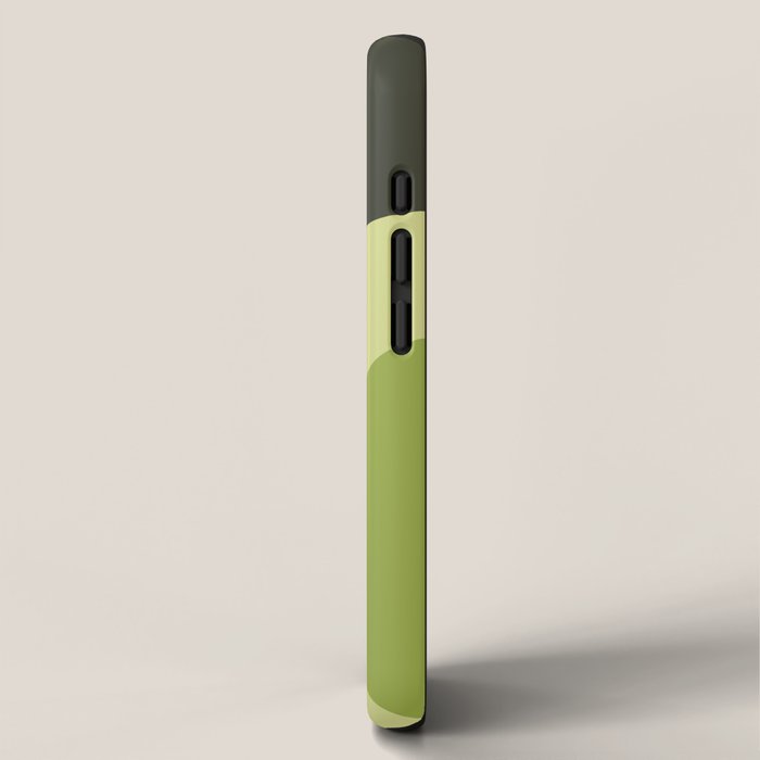 Scandinavian Minimalist Art Chartreuse iPhone Case Gallery Image 2