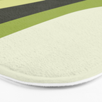 Scandinavian Minimalist Art Chartreuse Bath Mat Gallery Image 3