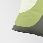 Scandinavian Minimalist Art Chartreuse Pillow Sham Gallery Image 4