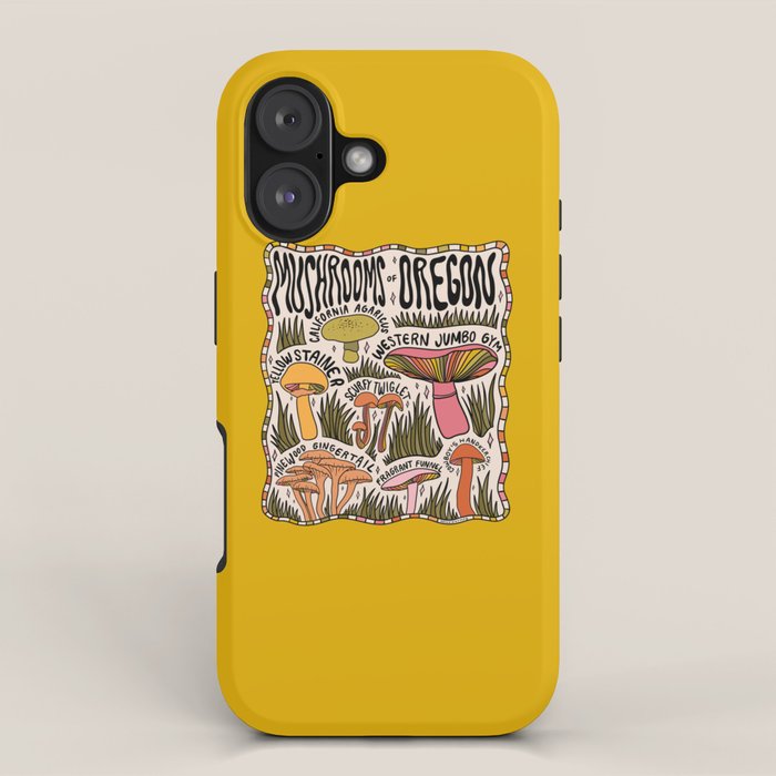 Mushrooms of Oregon iPhone Case Gallery Image 1