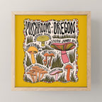 Mushrooms of Oregon Mini Art Print Gallery Image 1