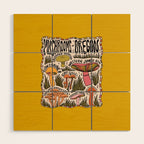 Mushrooms of Oregon Wood Wall Art Gallery Image 1
