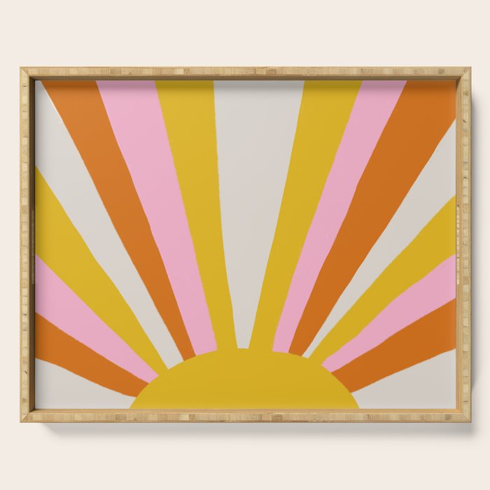 sunshine state of mind Serving Tray Gallery Image 1