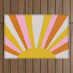 sunshine state of mind Outdoor Rug Gallery Image 1
