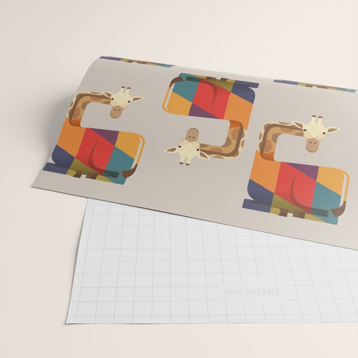 Giraffe Wrapping Paper Gallery Image 2
