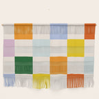 Retro Rainbow Checkerboard  Wall Hanging Gallery Image 1