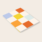 Retro Rainbow Checkerboard  Notebook Gallery Image 2