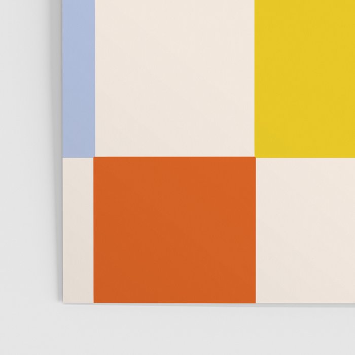 Retro Rainbow Checkerboard  Poster Gallery Image 3