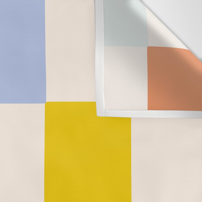 Retro Rainbow Checkerboard  Wall Tapestry Gallery Image 3