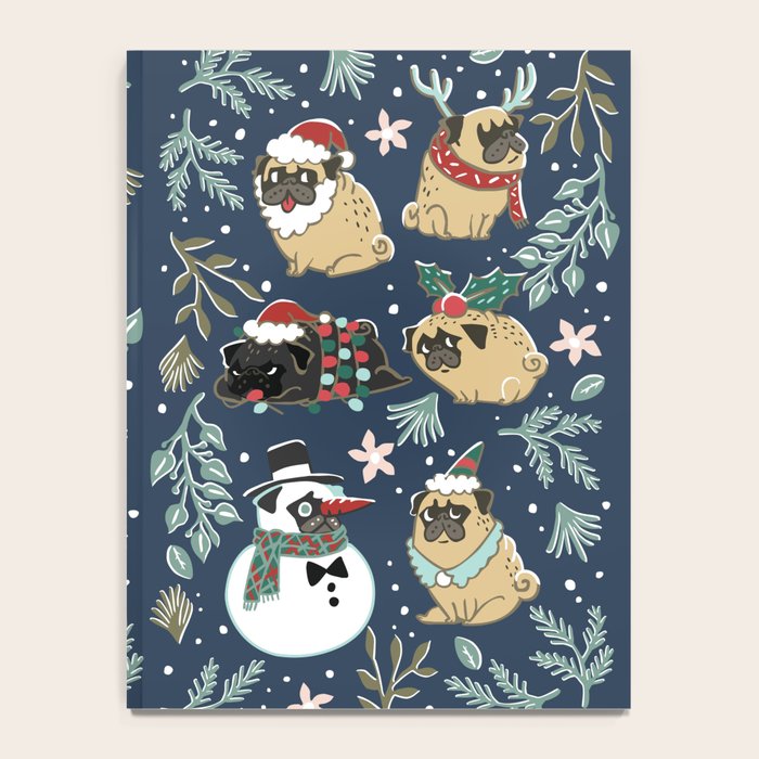 Christmas Pugs Notebook Gallery Image 4