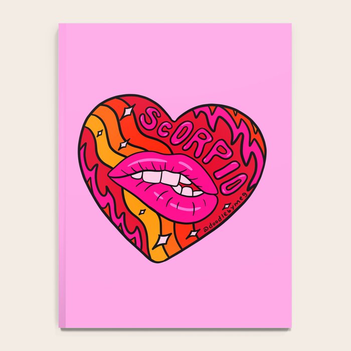 Scorpio Valentine Notebook Gallery Image 4