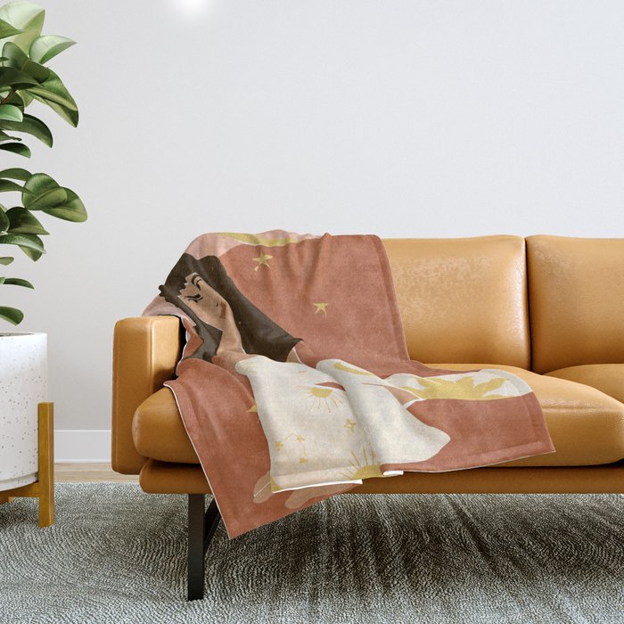 Universe Has Your Back Throw Blanket Gallery Image 1