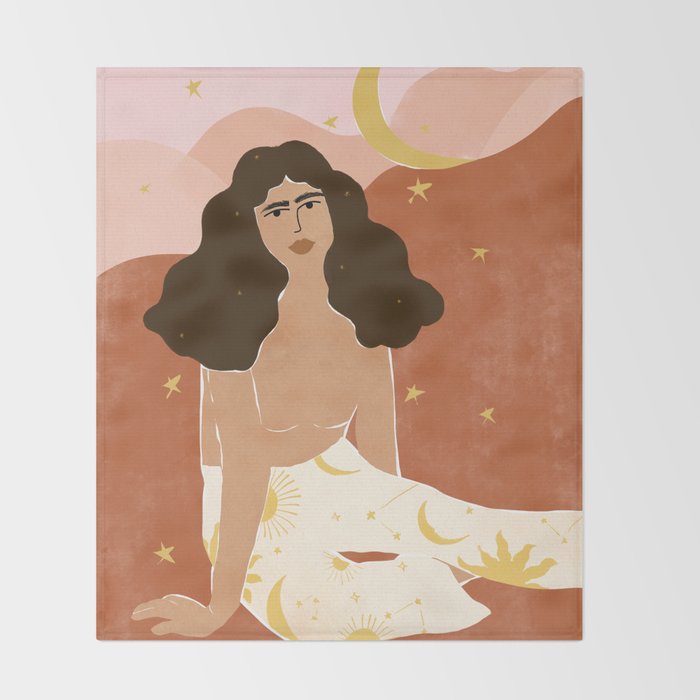 Universe Has Your Back Throw Blanket Gallery Image 2