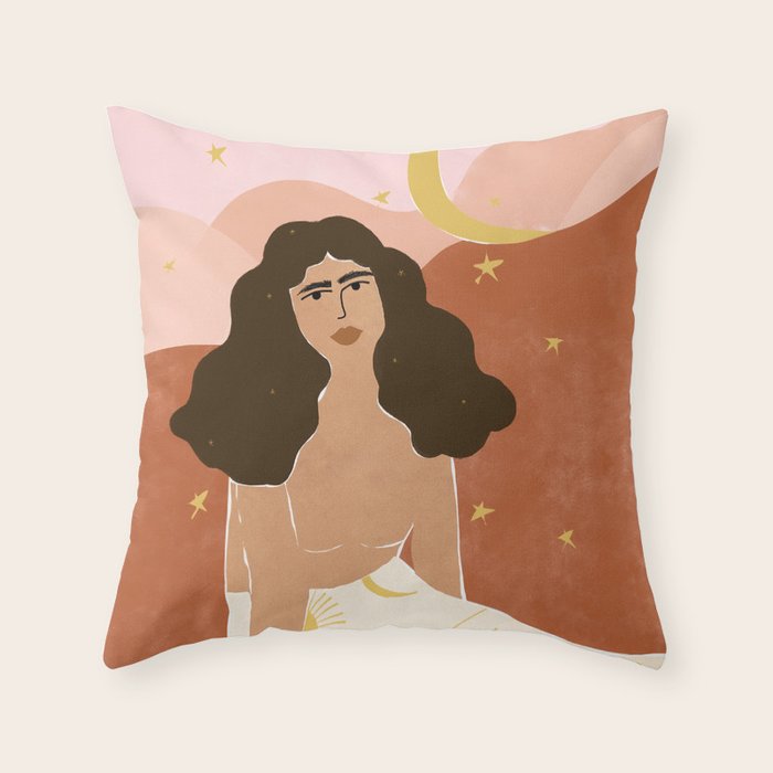 Universe Has Your Back Throw Pillow Gallery Image 1