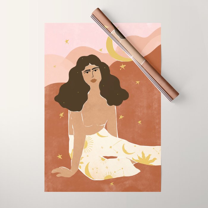Universe Has Your Back Wrapping Paper Gallery Image 1