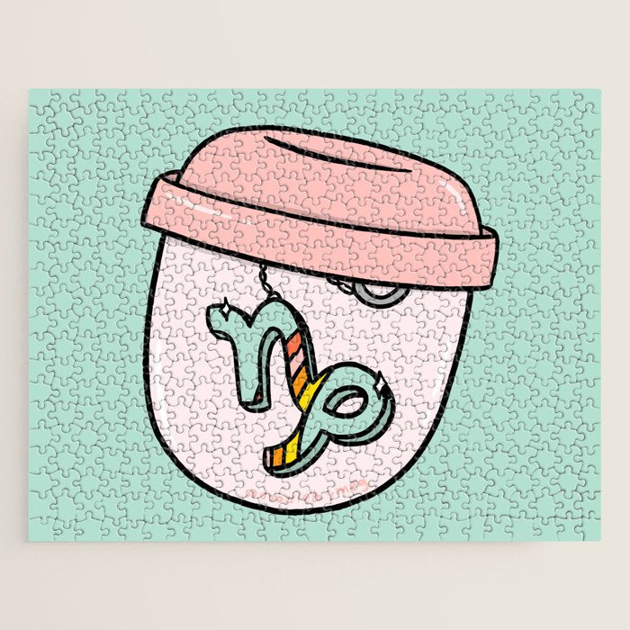 Capricorn Keychain Jigsaw Puzzle Gallery Image 1