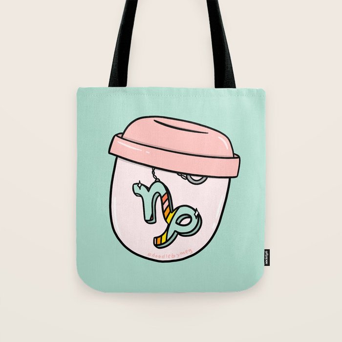 Capricorn Keychain Tote Bag Gallery Image 1