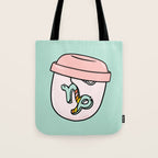 Capricorn Keychain Tote Bag Gallery Image 1
