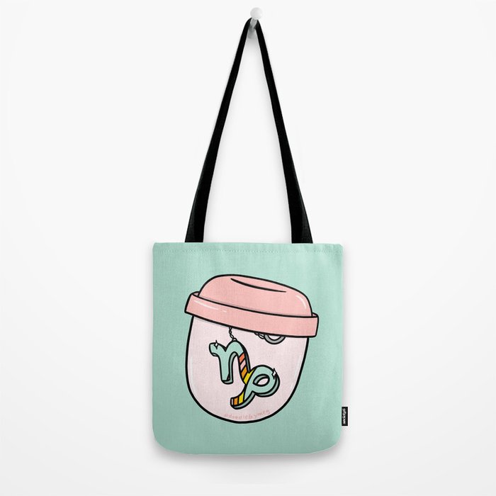 Capricorn Keychain Tote Bag Gallery Image 2