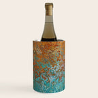 Vintage Copper and Teal Rust Wine Chiller Gallery Image 1