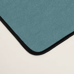 Whats The Best That Could Happen typography print in green, lilac, orange and yellow Desk Mat Gallery Image 4