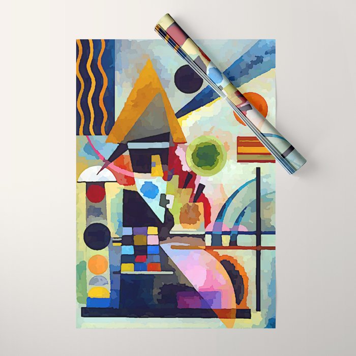 Wassily Kandinsky Swinging Wrapping Paper Gallery Image 1