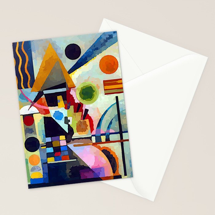 Wassily Kandinsky Swinging Stationery Card Gallery Image 2