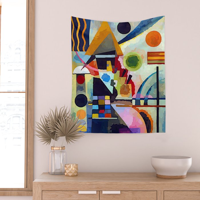 Wassily Kandinsky Swinging Wall Tapestry Gallery Image 2