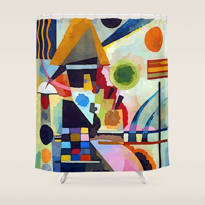 Wassily Kandinsky Swinging Shower Curtain Gallery Image 1