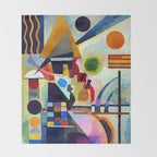 Wassily Kandinsky Swinging Throw Blanket Gallery Image 2