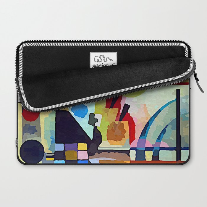 Wassily Kandinsky Swinging Laptop Sleeve Gallery Image 2