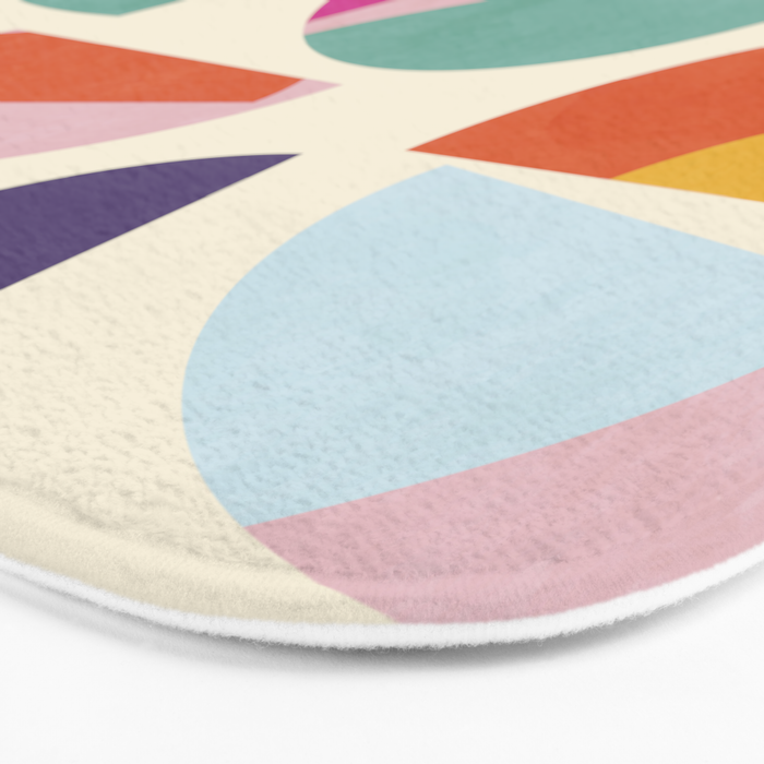 abstract modern mid century Bath Mat Gallery Image 3