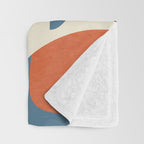 abstract modern mid century Throw Blanket Gallery Image 3