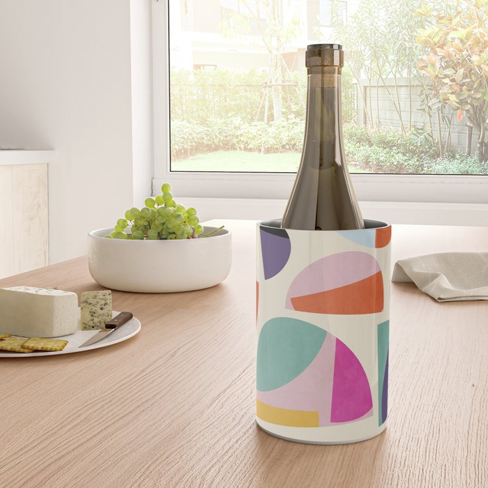 abstract modern mid century Wine Chiller Gallery Image 4