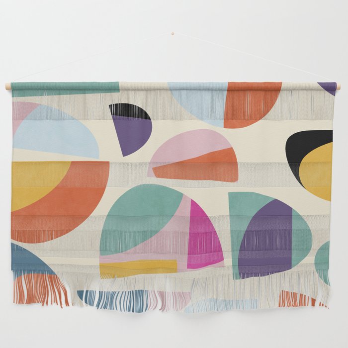abstract modern mid century Wall Hanging Gallery Image 1
